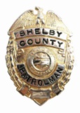 SHELBY COUNTY TN OBSOLETE POLICE BADGE