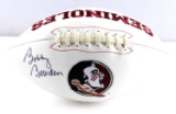 BOBBY BOWDEN SIGNED FLORIDA STATE FOOTBALL