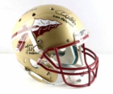 2 SIGNED CHARLIE WARD FOOTBALL HELMET HEISMAN