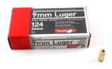 50 ROUNDS OF AGUILA 9MM LUGER AMMUNITION 124 GR