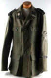 WWII GERMAN THIRD REICH OFFICER TOTENKOPF TUNIC