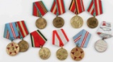 LOT OF 10 RUSSIAN MILITARY USSR MEDALS