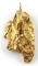 30 GRAM ALASKA PLACER GOLD NUGGET PENDANT