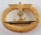 WWII THIRD REICH FREDERICK ORTH U BOAT BADGE