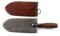 ANTIQUE U.S. MILITARY BOLO KNIFE WITH LEATHER CASE
