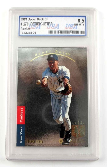 1993 UPPER DECK SP FOIL DEREK JETER BASEBALL CARD