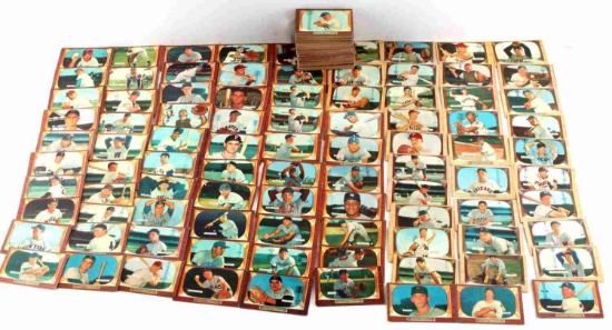 SET OF 230 GOLDEN AGE 1955 BOWMAN BASEBALL CARDS