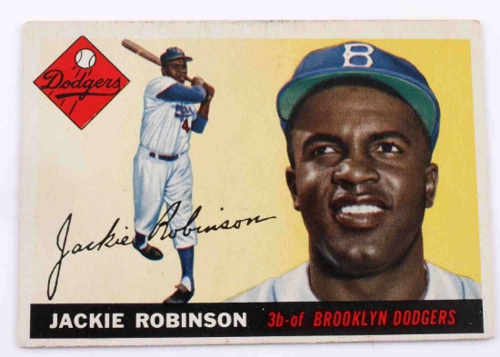 1955 JACKIE ROBINSON TOPPS #50 BASEBALL CARD