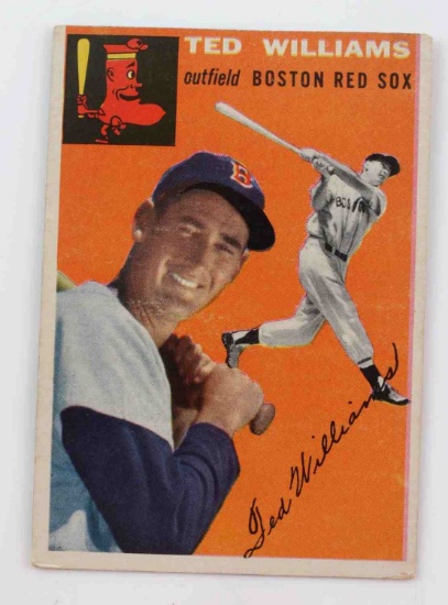 1954 TED WILLIAMS TOPPS 1 GOLD AGE BASEBALL CARD
