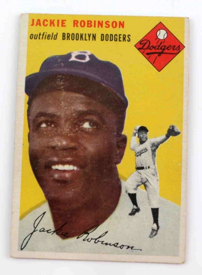 GOLD AGE JACKIE ROBINSON TOPPS 10 BASEBALL CARD 54