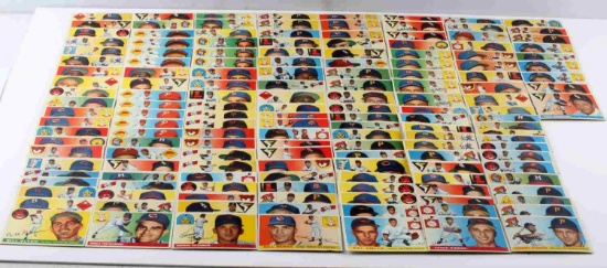 SET OF 157 GOLDEN AGE 1955 TOPPS BASEBALL CARDS