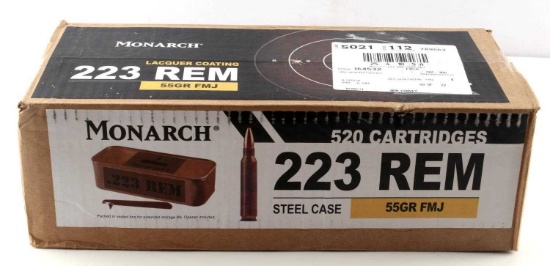 MONARCH SPAM CAN 520 RDS .223 REM STEEL CASE AR15