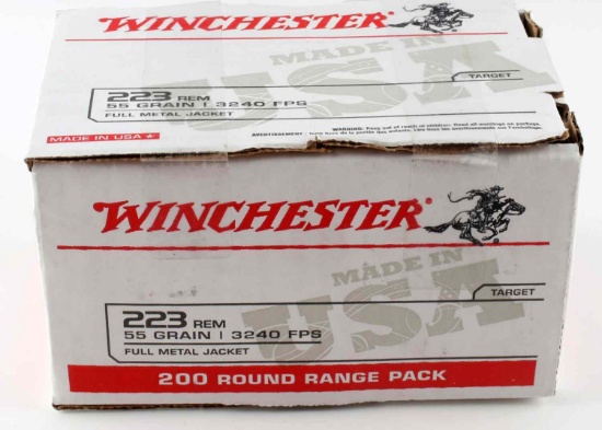 200 ROUNDS WINCHESTER .223 RANGE PACK FMJ