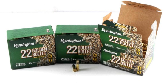 675 ROUNDS REMINGTON 22 RIMFIRE GOLDEN BULLET AMMO