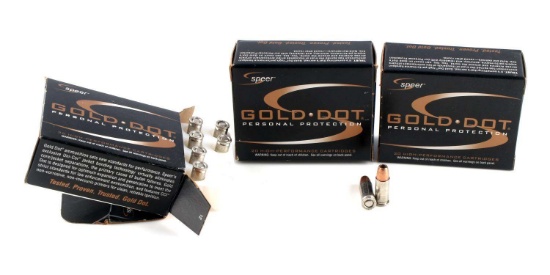 60 RDS GOLD DOT .25 AUTO 35 GRAIN NEW AMMO IN BOX