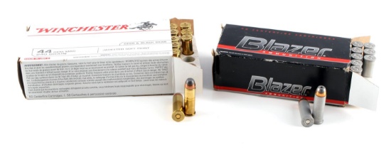 100 RDS 44 REM MAG AMMO IN BOX WINCHESTER BLAZER