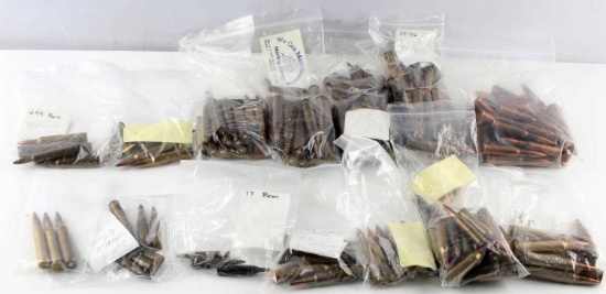 APPROX. 230 RDS MIXED LOOSE AMMO LOT DIFF CALIBERS