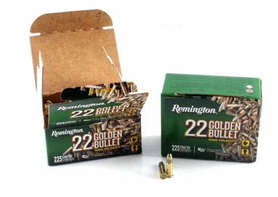 LOT OF 450 .22 CAL LONG RIFLE RIMFIRE AMMUNITION