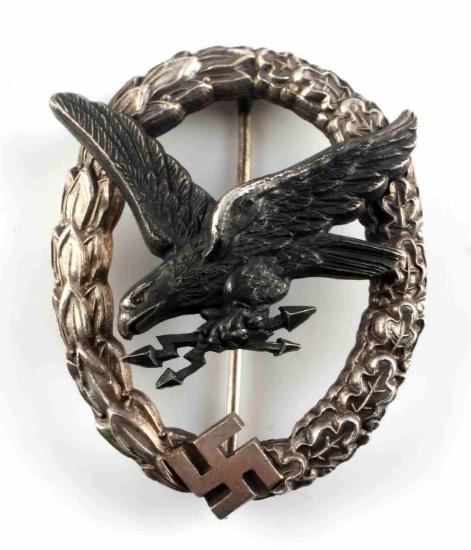WWII THIRD REICH GUNNER AND RADIO OPERATOR BADGE
