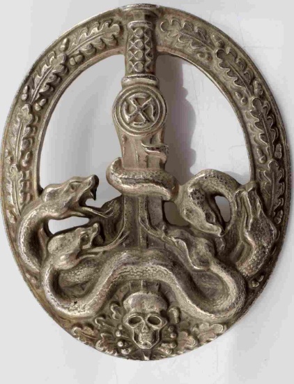 WWII THIRD REICH GERMAN ANTI PARTISAN BADGE