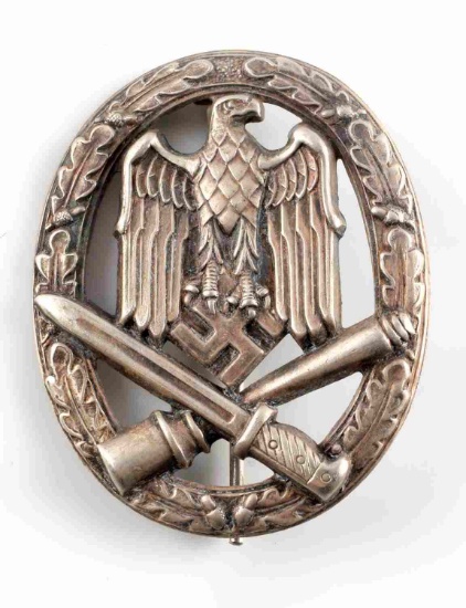 WWII GERMAN THIRD REICH GENERAL ASSAULT BADGE