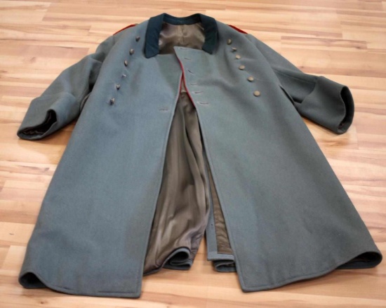 WWII GERMAN THIRD REICH GENERALS OVERCOAT NAMED