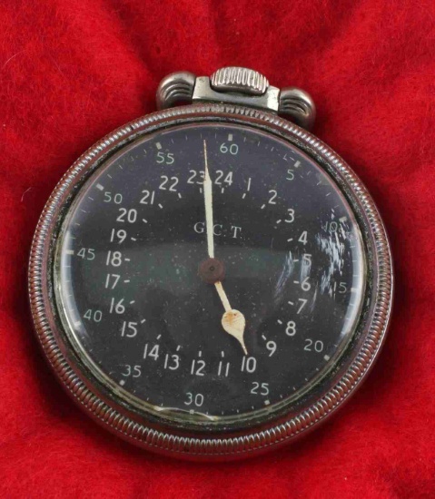 WWII US G.C.T HAMILITON MILITARY POCKET WATCH