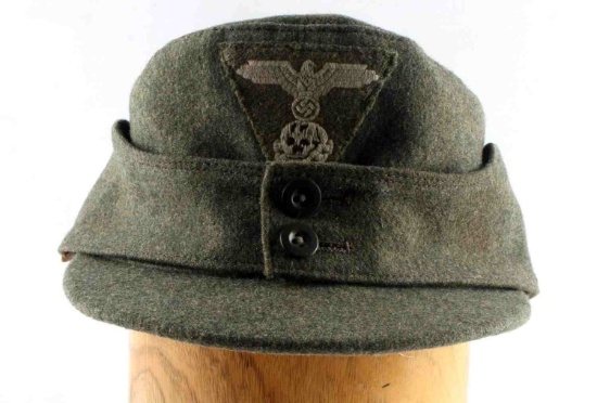 WWII GERMAN THIRD REICH SS DACHAU TYPE M43 HAT
