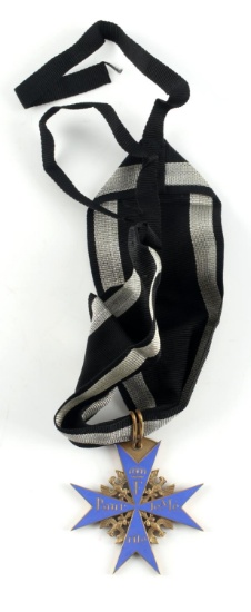 WWI IMPERIAL GERMAN POUR LE MERITE RIBBON MEDAL