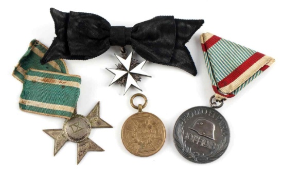 4 PRE WWI WWI ASSORTED MEDALS PRUSSIAN GERMAN
