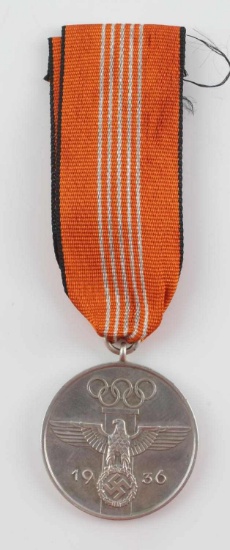 WWII GERMAN THIRD REICH 1936 OLYMPIC MEDAL