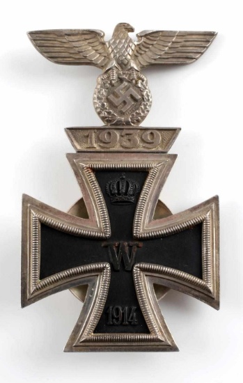 WWII GERMAN THIRD REICH SILVER IRON CROSS & SPANGE