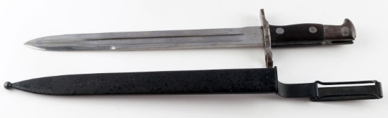 1895 KRAG RIFLE BAYONET WITH HANGER SCABBARD