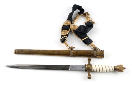 WWII GERMAN KREIGSMARINE NAVY OFFICER DAGGER WKC