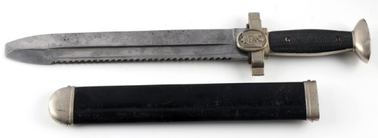 WWII GERMAN RED CROSS ENLISTED HEWER DAGGER