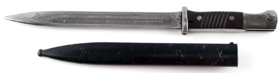 WWII GERMAN THIRD REICH SS WAFFEN K98 BAYONET
