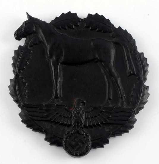 WWII GERMAN THIRD REICH HITLER YOUTH RIDING PLAQUE