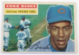 1956 TOPPS #15 ERNIE BANKS BASEBALL CARD