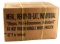 A BOX OF 12 FLAMELESS MRE MEALS READY TO EAT