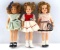 VINTAGE 1950S SHIRLEY TEMPLE IDEAL DOLL LOT OF 3