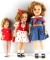 VINTAGE 1950S SHIRLEY TEMPLE IDEAL DOLL LOT OF 3