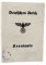 WWII GERMAN THIRD REICH AUSWEIS ID BOOKLET