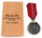 WWII GERMAN EASTERN FRONT MEDAL WITH RIBBON