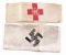 2 WWII GERMAN THIRD REICH WAFFEN SS ARMBANDS