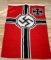 WWII GERMAN UNISSUED REICHKREIGS NAVY FLAG