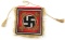 WWII GERMAN ADOLF HITLER STANDARTE DESK FLAG
