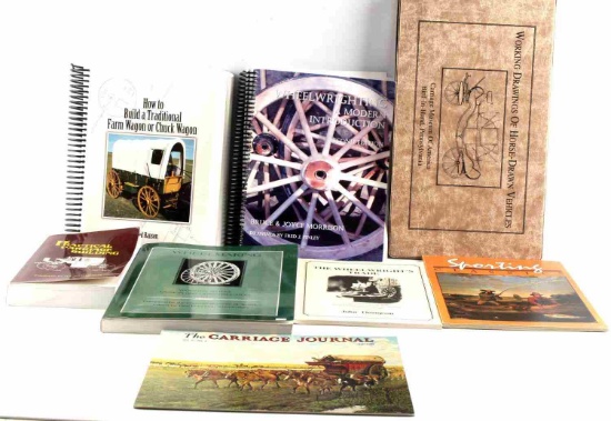 8 WESTERN PIONEER CARRIAGE CONSTRUCTION BOOKS