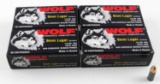 200 RDS WOLF 9MM LUGER AMMO RUSSIAN NEW IN BOX
