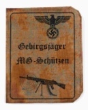 WWII GERMAN THIRD REICH SS AUSWEIS ID BOOKLET