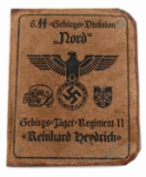 WWII GERMAN THIRD REICH SS AUSWEIS ID GEBIRGS DIV
